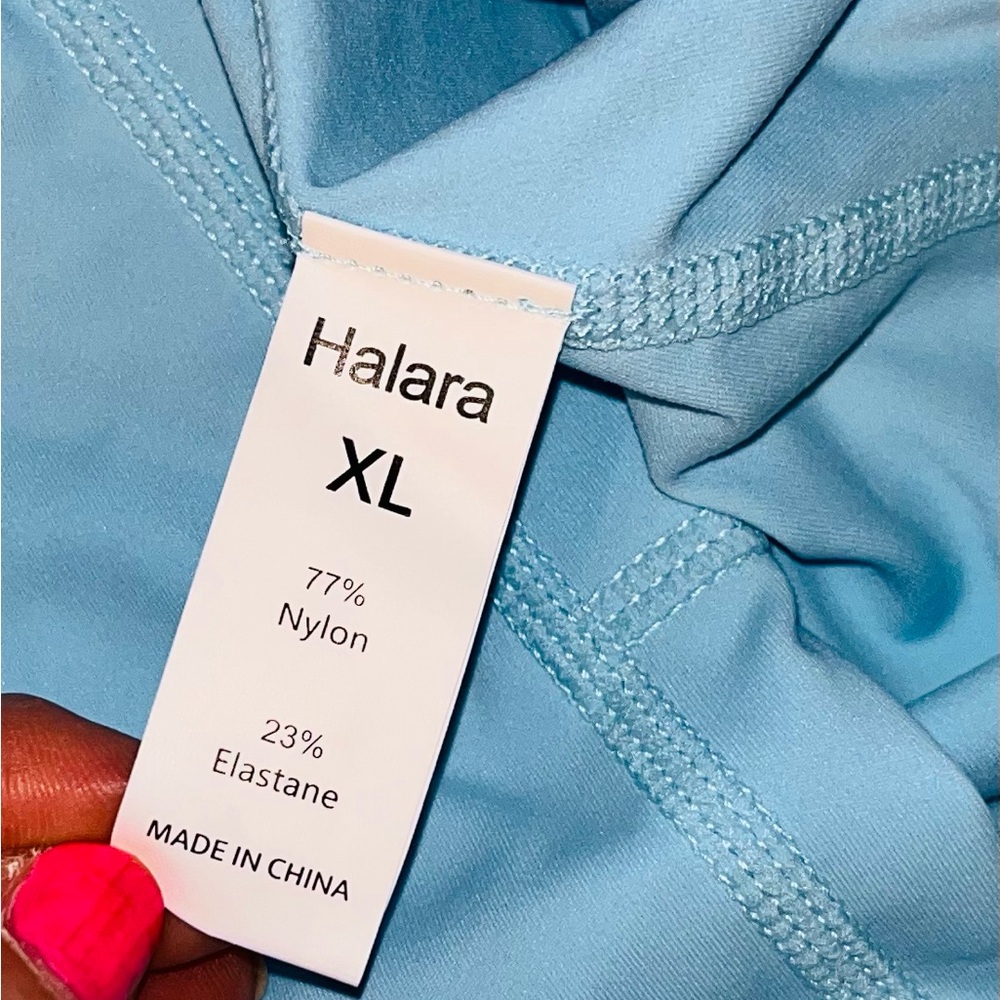 HALARA Sky Blue Slip Dress with shorts sz XL NEW!! - Picture 3 of 9